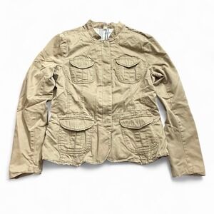 Vintage Old Navy Military Jacket Women's Size Large Y2K 2000s Fall Winter